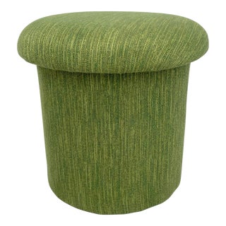 Custom Made Green Mushroom Stool Ottoman For Sale