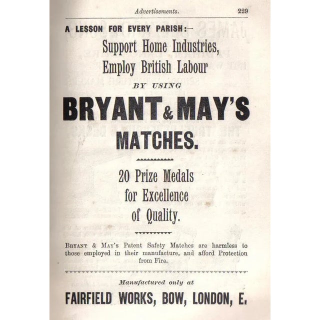 Midcentury English Minton's Bryant & Mays Matches Matchstriker W/ Ashtray For Sale - Image 4 of 5