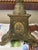 Religious Antique Religious Brass Candelabra For Sale - Image 3 of 8