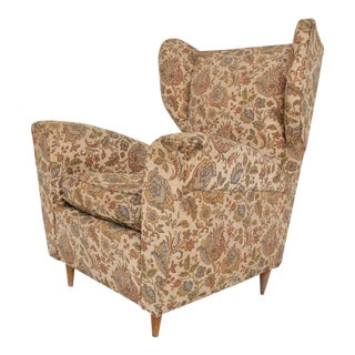 Mid-Century Modern Arm Chairs by Paolo Buffa For Sale