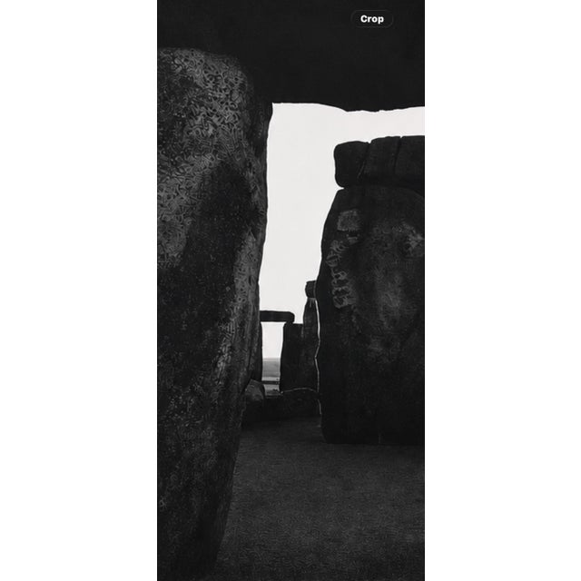 Signed Paul Caponigro “Stonehenge” Original Silver Gelatin Photograph, Gallery Provenance For Sale - Image 4 of 4