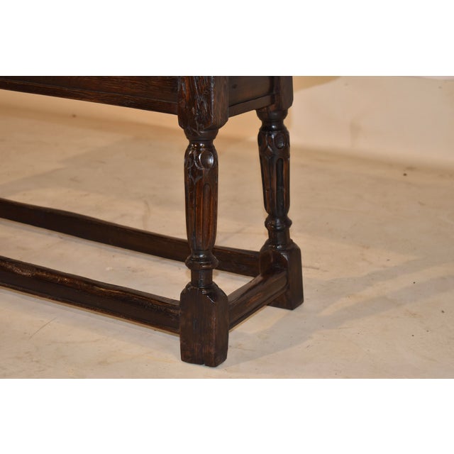 Period James II Oak Joint Bench From England For Sale - Image 10 of 12