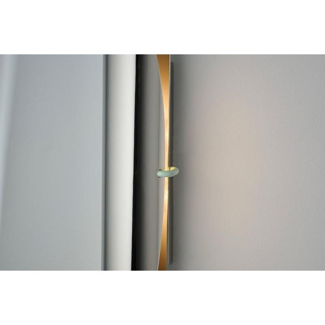 Contemporary Oblong Lové Wall Lamp by Jennifer Midoz For Sale - Image 3 of 13