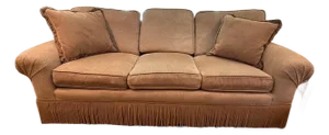Century Furniture Traditional Rolled Arm Sofa With Skirted Base