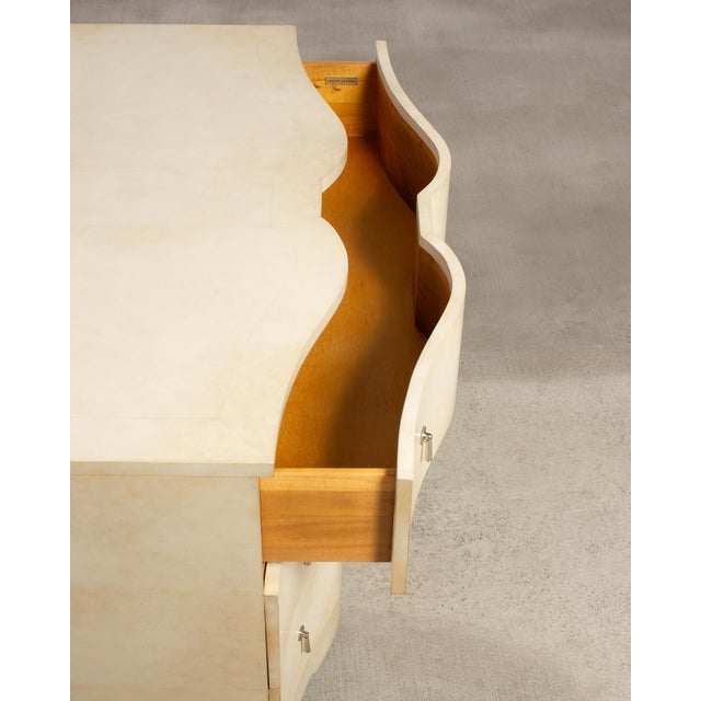 Ralph Lauren Art Deco Style Beauworth Parchment Chest For Sale - Image 14 of 17