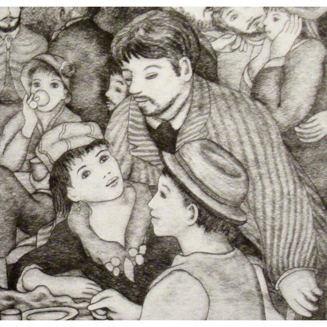Printmaking Materials Pierre Roland Renoir After Lunch 1994 Original Print For Sale - Image 7 of 10