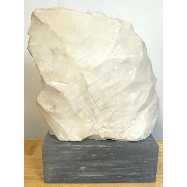 19th C. Italian Marble Relief of Romeo & Juliet, Signed E. Fiaschi, with Base For Sale - Image 13 of 18