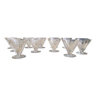 Crystal Wine Glasses from Baccarat, 1920s, Set of 12 For Sale