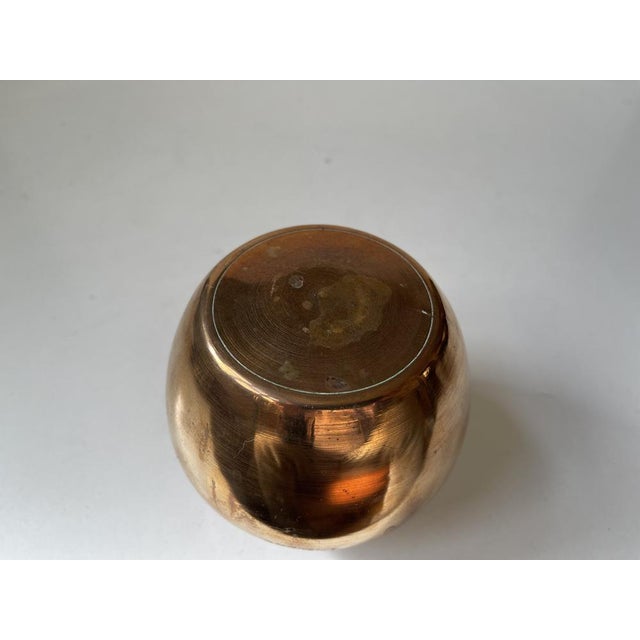 Scandinavian Art Deco Vase in Bronze, 1930s For Sale - Image 4 of 8