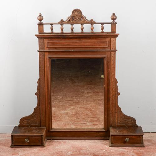 Freestanding Dressing Table with Mirror, Italy, 1890 For Sale - Image 6 of 6