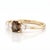 Embrace sophisticated minimalism with the rich, earthy tones of natural smoky quartz. Centered around a clean-cut square...