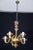 Italian Pretty Venetian Chandelier, Pink and Gold Glass, 1950s For Sale - Image 3 of 15