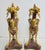 Beaux-Arts Pair of Gilt Bronze and Marble Garniture For Sale - Image 3 of 9