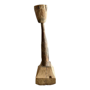 19th Century Antique Wooden Artifact / Torch
