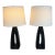 Crate & Barrel Sylvan Table Lamps, Pair For Sale