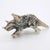 Vintage Italian Handmade Silver Triceratops Dinosaur Figurine, 1960s For Sale - Image 4 of 12