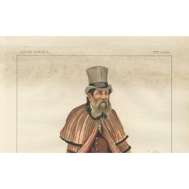 Antoine Bisetsky, Henri Viellard, 1885, Chromolithograph on Paper For Sale - Image 4 of 10