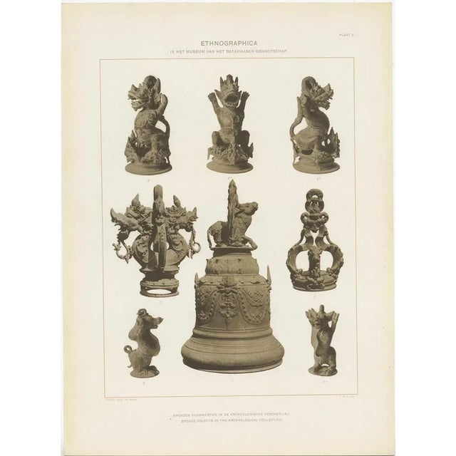 J. W. Teillers, Ethnographic Items of Batavia, 1910, Paper, Set of 12 For Sale - Image 6 of 14