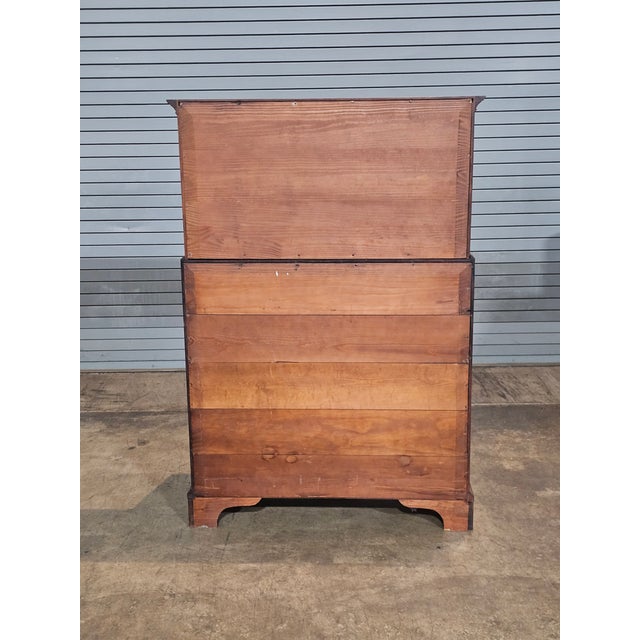 Brown Kittinger Colonial Williamsburg Mahogany Slant Front Desk With Bookcase Cw-1 For Sale - Image 8 of 15