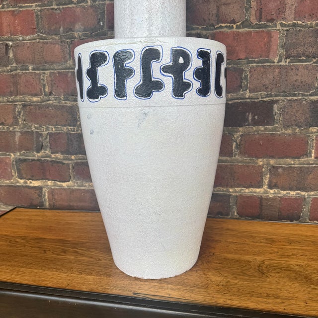 Giant Mid-Century Modern Raymor Italian Floor Vase For Sale - Image 9 of 12