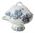 Antique Marie Louise Tureen from Saint Amand France, 1900s For Sale