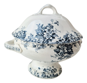 Antique Marie Louise Tureen from Saint Amand France, 1900s