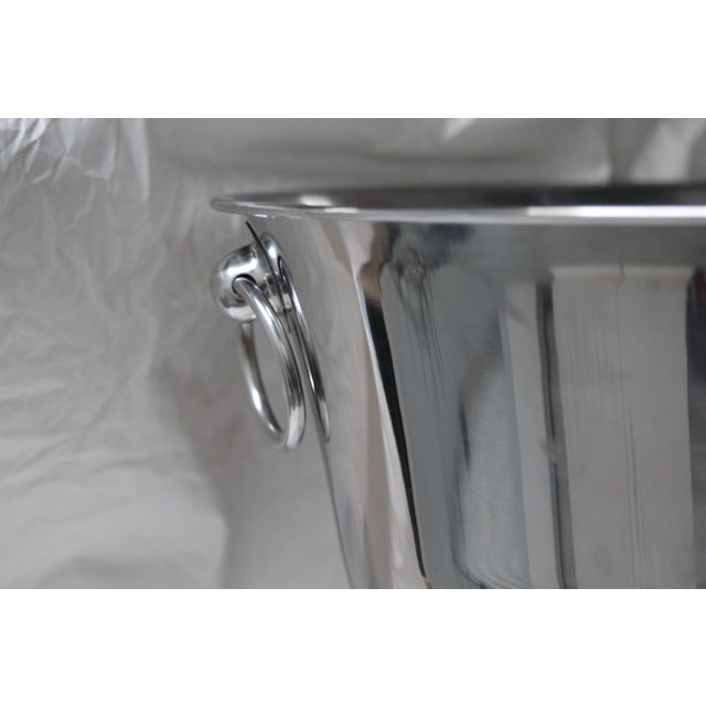 2000 - 2009 Large Vintage Metal Wine Bucket, 2000s For Sale - Image 5 of 13