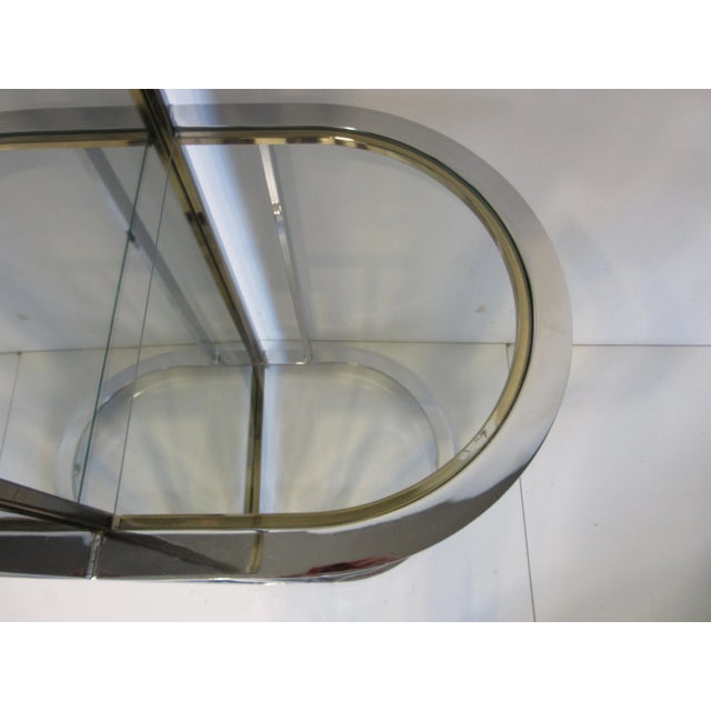 Pace Collection Leon Pace Standing Racetrack Hall Mirror From the Pace Collection For Sale - Image 4 of 13