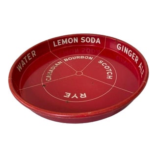 Vintage Guide-Rite Whiskey Bar Tray For Sale