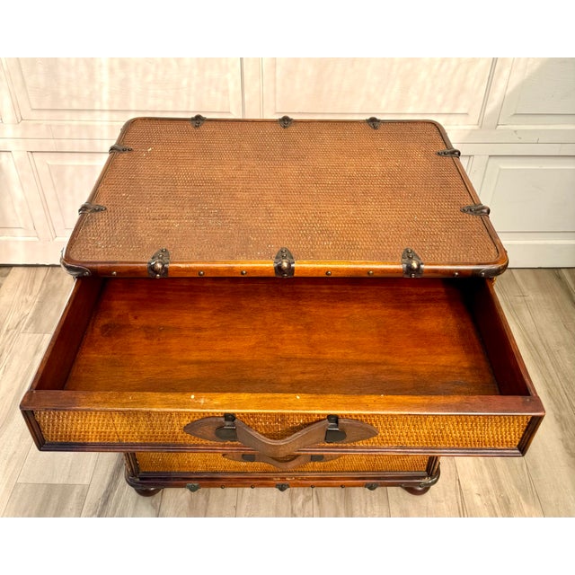 Brown Luggage Dresser For Sale - Image 8 of 18