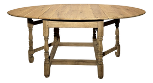 Vintage Extendable Drop-Leaf Dining Table in Oak