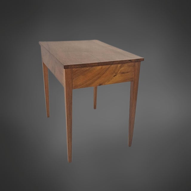 Rectangular Biedermeier Table in Walnut, 1820s For Sale - Image 6 of 10