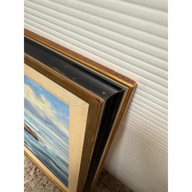Marian Carter Seascape Original Painting, Signed For Sale In San Francisco - Image 6 of 12