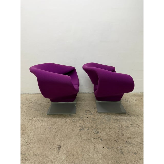 Original Pierre Paulin Ribbon Lounge Chairs for Artifort - A Pair For Sale In Miami - Image 6 of 18