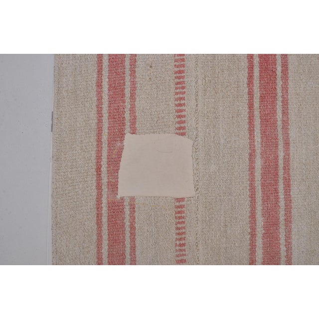 Vintage Anatolian Hemp Kilim Rug For Sale - Image 9 of 10