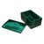 Hollywood Regency Egyptian Green Malachite Trinket Box With Lid For Sale - Image 4 of 5