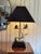 Vintage Frederick Cooper Verdigris Brass Birds on a Brass Branch Lamp For Sale - Image 10 of 12