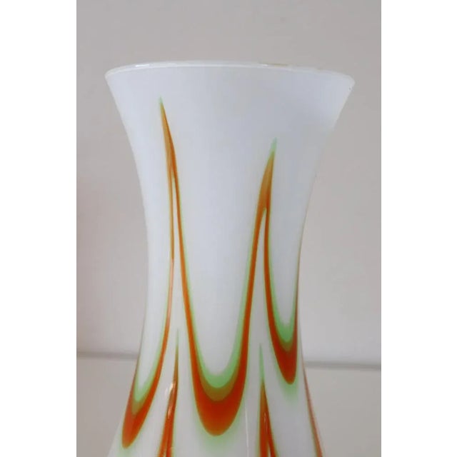 Brown Italian Murano Artistic Glass Vase, 1960s For Sale - Image 8 of 11