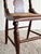 1960s Vintage Sculpted Mahogany Dining Chairs With Cane Seats, Set of 4 For Sale - Image 14 of 15