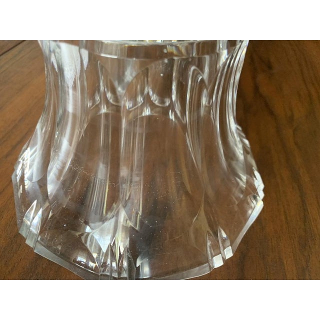 Large Crystal Vase, 1970s For Sale - Image 6 of 18