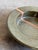 Ceramic Danish Bjergård Green Ceramic Stripe Plate Mid-Century Modern 1960s For Sale - Image 7 of 10