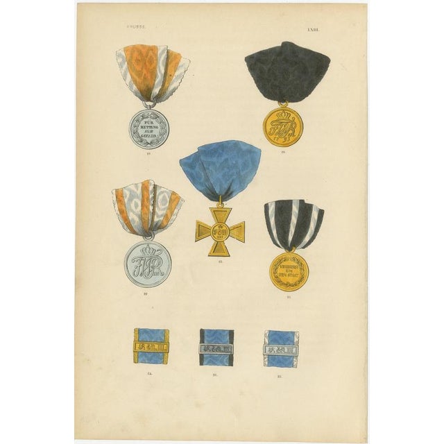 Prussian Medals, 1844, Paper For Sale - Image 3 of 8