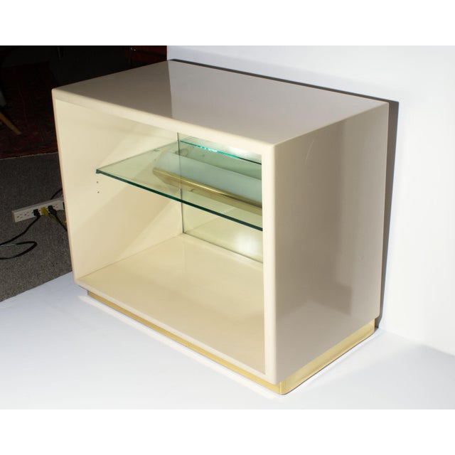 Milo Baughman for Thayer Coggin Illuminated End Tables by Milo Baughman for Thayer Coggin For Sale - Image 4 of 9