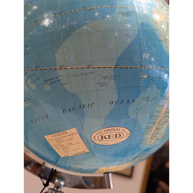 Postmodern Replogle 12-Inch Precision Desk Globe, Wood Base For Sale - Image 3 of 4