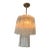 1960s Murano Chandelier With 'Tronchi' Glass Tubes For Sale