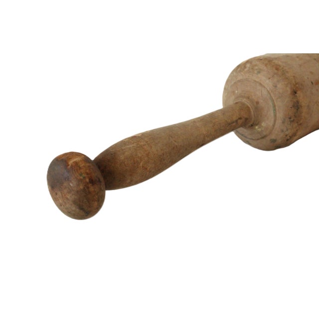 Farmhouse Antique French Hand-Turned Rustic Chef's Masher For Sale - Image 3 of 4