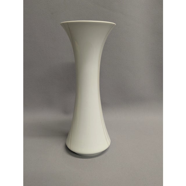 Contemporary German Porcelain Vase - By Hutscheneruther For Sale - Image 3 of 11