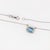 This gorgeous pendant showcases a 0.79 carat emerald cut aquamarine with natural earth mined diamonds, all set in solid...