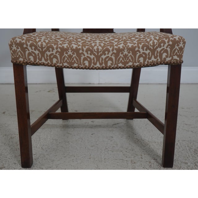 Set of 8 Baker Vintage Mahogany Dining Room Chairs For Sale - Image 10 of 18
