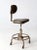 Vintage 1970s All-Steel Industrial Adjustable Stool For Sale - Image 6 of 14